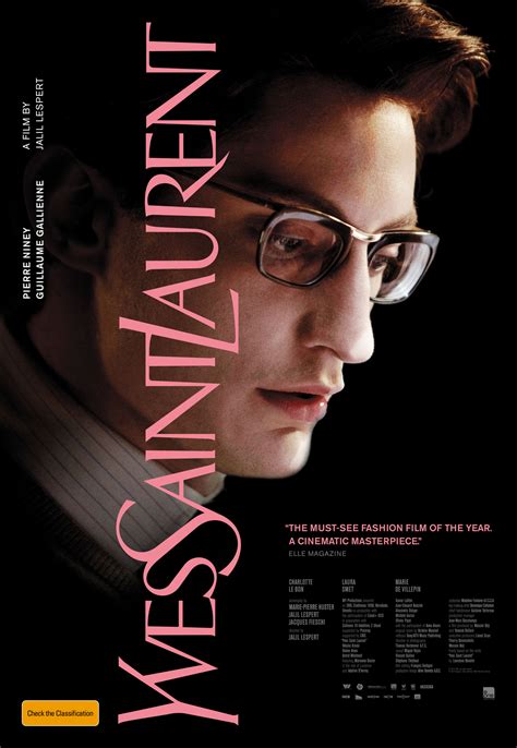 film yves saint laurent protagonisti|yves st laurent film.